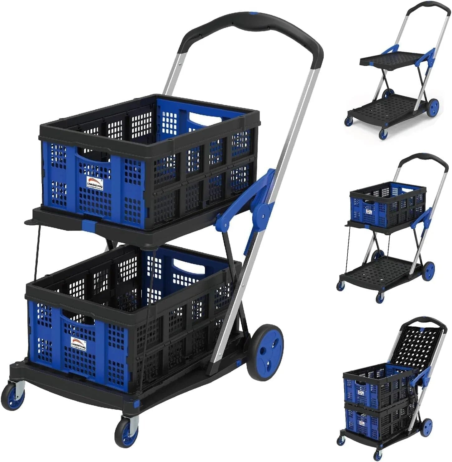 Carrinho de Compras Dobrável e Portátil - FlexCart